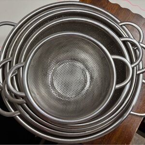 Stainless Steel Colander Set